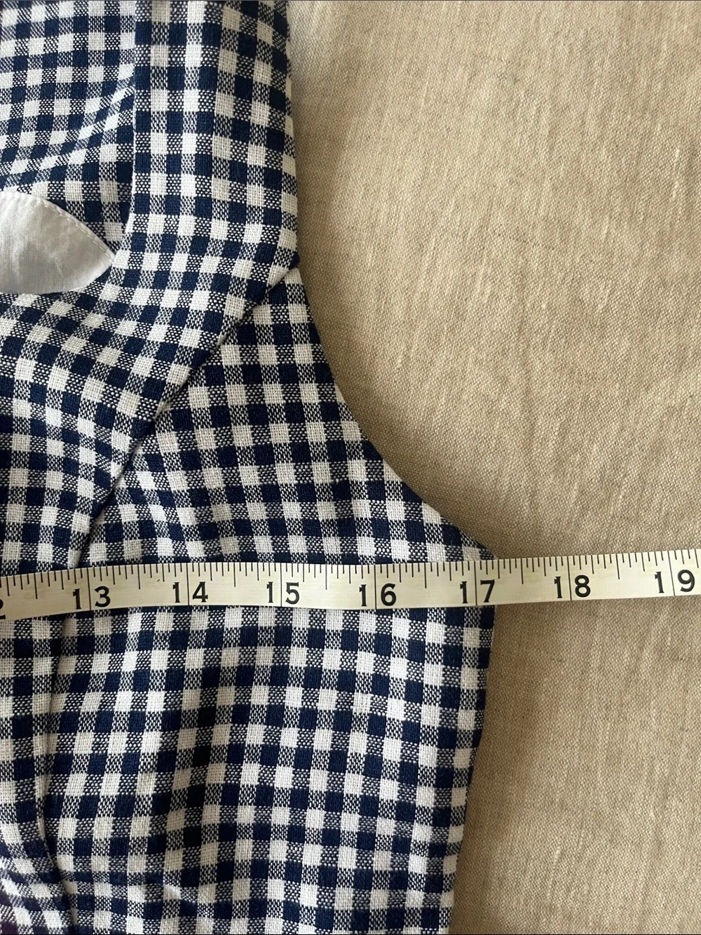 NWT J Crew Linen Gingham Button-Front Top